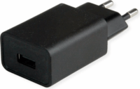 Value USB-A Fali töltő - Fekete (5V)