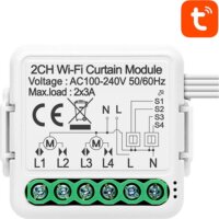 Avatto N-CSM01-2 TUYA Smart Wifi redőnyvezérlő relé