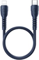 Remax Ledy USB-C apa - Lightning apa 2.0 Adat és töltő kábel - Kék (0.3m)