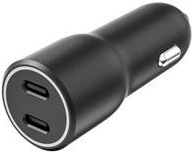 TB 2x USB-C Autós töltő - Fekete (45W)