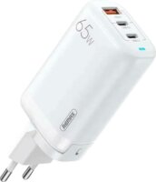 Remax RP-U55 2x USB-C / USB-A Hálózati töltő - Fehér (65W)