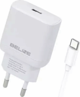 Beline BLNCW30 USB-C Hálózati töltő + USB-C kábel - Fehér (30W)