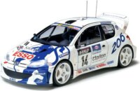 Tamiya Peugeot 206 WRC autó műanyag makett (1:24)