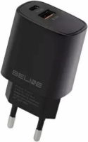 Beline BLN2CB30 USB-C / USB-A Hálózati töltő - Fekete (30W)