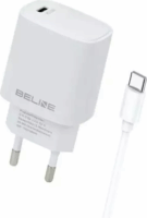 Beline BLNCW20C USB-C Hálózati Töltő Adapter 20W + USB-C kábel - Fehér