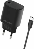 Beline BLNCB20C USB-C Hálózati töltő + USB-C kábel - Fekete (20W)