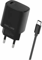 Beline BLNCB20C USB-C Hálózati Töltő Adapter 20W + USB-C kábel - Fekete