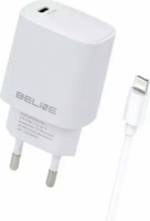 Beline BLNCW20L USB-C Hálózati Töltő Adapter 20W + Lightning kábel - Fehér