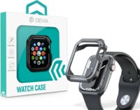 Devia Sport Series Apple Watch S7/S8/S9 Tok - Fekete/Átlátszó (41mm)