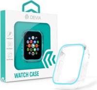Devia Luminous Series Apple Watch 4/5/6/SE Tok - Éjkék/Átlátszó (44mm)