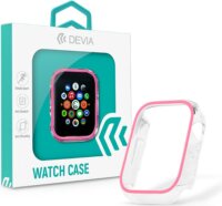 Devia Luminous Series Apple Watch 4/5/6/SE Tok - Barack/Átlátszó (44mm)