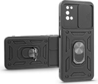 Haffner Slide Armor Samsung Galaxy A02s/A03s Tok - Fekete