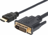 Techly ICOC HDMI - DVI-D Kábel 1m - Fekete