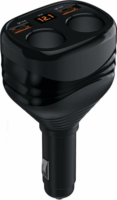 Navitel USP55 Pro 2x USB-A Autós töltő - Fekete (24V)