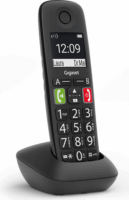 Gigaset E290HX ECO DECT Telefon - Fekete (Bázisállomás nélkül) (Bontott)