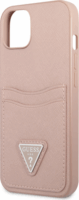 Guess Saffiano Double Card Apple iPhone 13 mini Tok - Rózsaszín