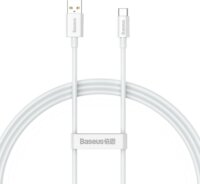 Baseus Superior Series USB-A apa - USB-C apa 2.0 Adat és töltőkábel - Fehér (1m)