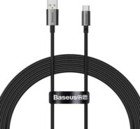 Baseus Superior Series USB-A apa - USB-C apa 2.0 Adat és töltőkábel - Fekete (2m)