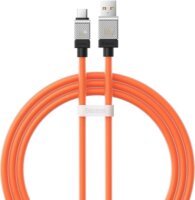 Baseus CoolPlay Series USB-A apa - USB-C apa 2.0 Adat és töltőkábel - Narancssárga (1m)