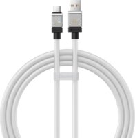 Baseus CoolPlay Series USB-A apa - USB-C apa 2.0 Adat és töltőkábel - Fehér (1m)