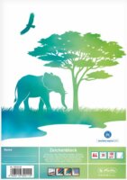 Herlitz GREENline Elefant 20 lapos A4 vázlatfüzet