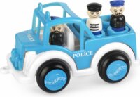 Viking Toys Jumbo Jeep Police autó figurákkal - Kék/fehér