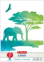 Herlitz GREENline Elefant 50 lapos A4 vonalas füzet