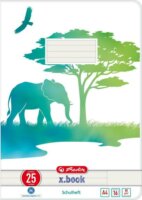 Herlitz Heft GREENline Elefant 16 lapos A4 vonalas füzet