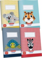 Herlitz Cute Animals 32 lapos A5 sima füzet - Többféle