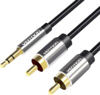 Vention BCFBD 2x RCA apa - 3.5mm Jack apa Kábel (0.5m)