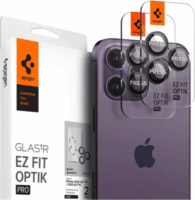 Spigen Ez Fit Optik Pro Apple iPhone 14 Pro Max kameravédő fólia - Fekete (2db)