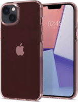 Spigen Crystal Flex Apple iPhone 14 Plus Hátlapvédő tok - Átlátszó/Rózsaszín