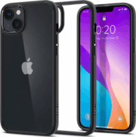 Spigen Crystal Hybrid Apple iPhone 14 Plus Hátlapvédő tok - Átlátszó/Fekete