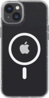 Cyrill by Spigen Apple iPhone 14 Pro MagSafe Hátlapvédő tok - Átlátszó/Fehér + 2db tempered glass fólia