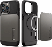 Spigen Slim Armor Apple iPhone 14 Plus MagSafe Hátlapvédő tok - Szürke