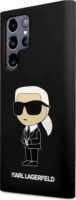 Karl Lagerfeld Silicone Ikonik Samsung Galaxy S23 Ultra Tok - Fekete/Mintás