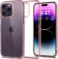Spigen Ultra Hybrid Apple iPhone 14 Pro Max Hátlapvédő tok - Átlátszó/Rózsaszín