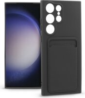 Haffner Card Case Samsung Galaxy S23 Ultra Tok - Fekete