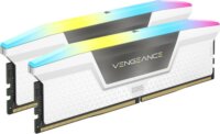 Corsair 64GB / 5600 Vengeance RGB White DDR5 RAM KIT (2x32GB)