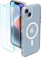 Spigen Cyrill Shine MagSafe Apple iPhone 14 Plus Szilikon Tok + Kijelzővédő üveg - Átlátszó