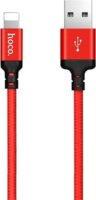 Hoco X14 USB-A apa - Lightning apa Adat és töltő kábel - Piros (1m)