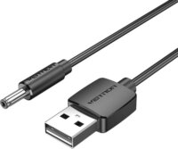 Vention CEXBF USB-A apa - DC 3,5mm apa Töltőkábel - Fekete (1m)
