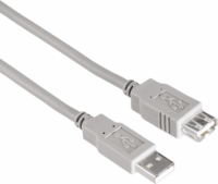 Hama 200905 USB-A apa - USB-A anya hosszabbító kábel - Szürke (1.8m)