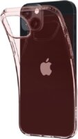 Spigen Crystal Flex Apple iPhone 14 Szilikon Tok - Rózsaszín/Átlátszó