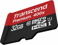 Transcend 32GB Premium 400x microSDHC UHS-I CL10 Memóriakártya