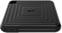 Silicon Power 256GB PC60 USB-C 3.2 Külső SSD - Fekete