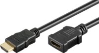 Goobay High Speed HDMI - HDMI Hosszabbitó kábel 0.5m - Fekete