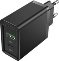 Vention FBBB0-EU USB-A / USB-C Hálózati töltő - Fekete (65W)