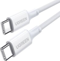 Ugreen US557 USB-C apa - USB-C apa Adat és töltő kábel - Fehér (1.5m)