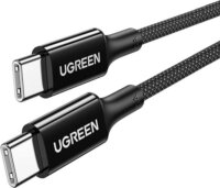 Ugreen US557 USB-C apa - USB-C apa Adat és töltő kábel - Fekete (1.5m)